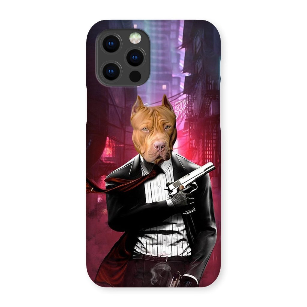 Pet Portraits | The Hitman: Custom Pet Phone Case | Paw & Glory