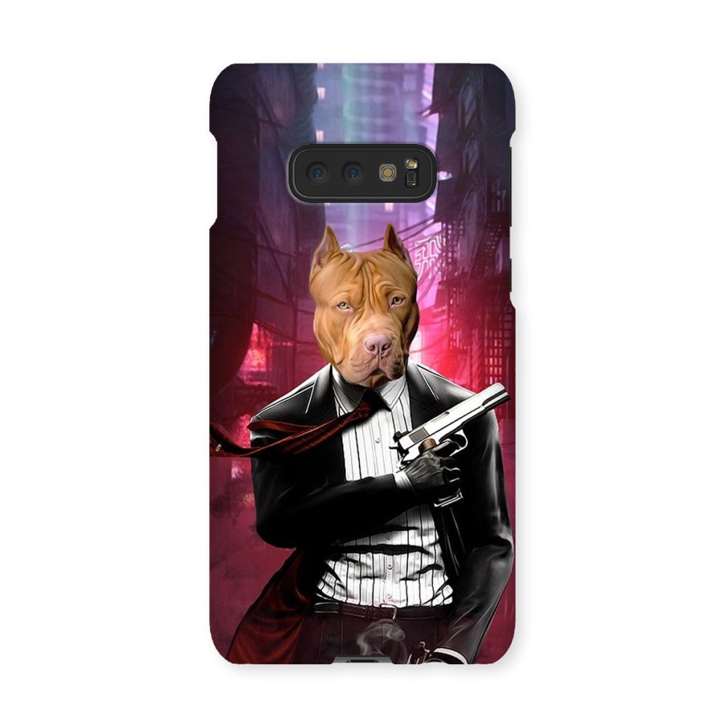 Pet Portraits | The Hitman: Custom Pet Phone Case | Paw & Glory