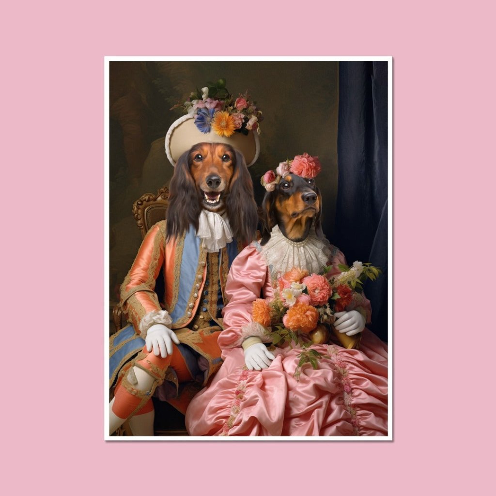 Pet Portraits | The Honourables: Custom Pet Portrait | Paw & Glory