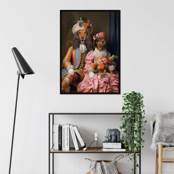 The Honourables: Custom Pet Portrait | framed pet portrait | Paw & Glory
