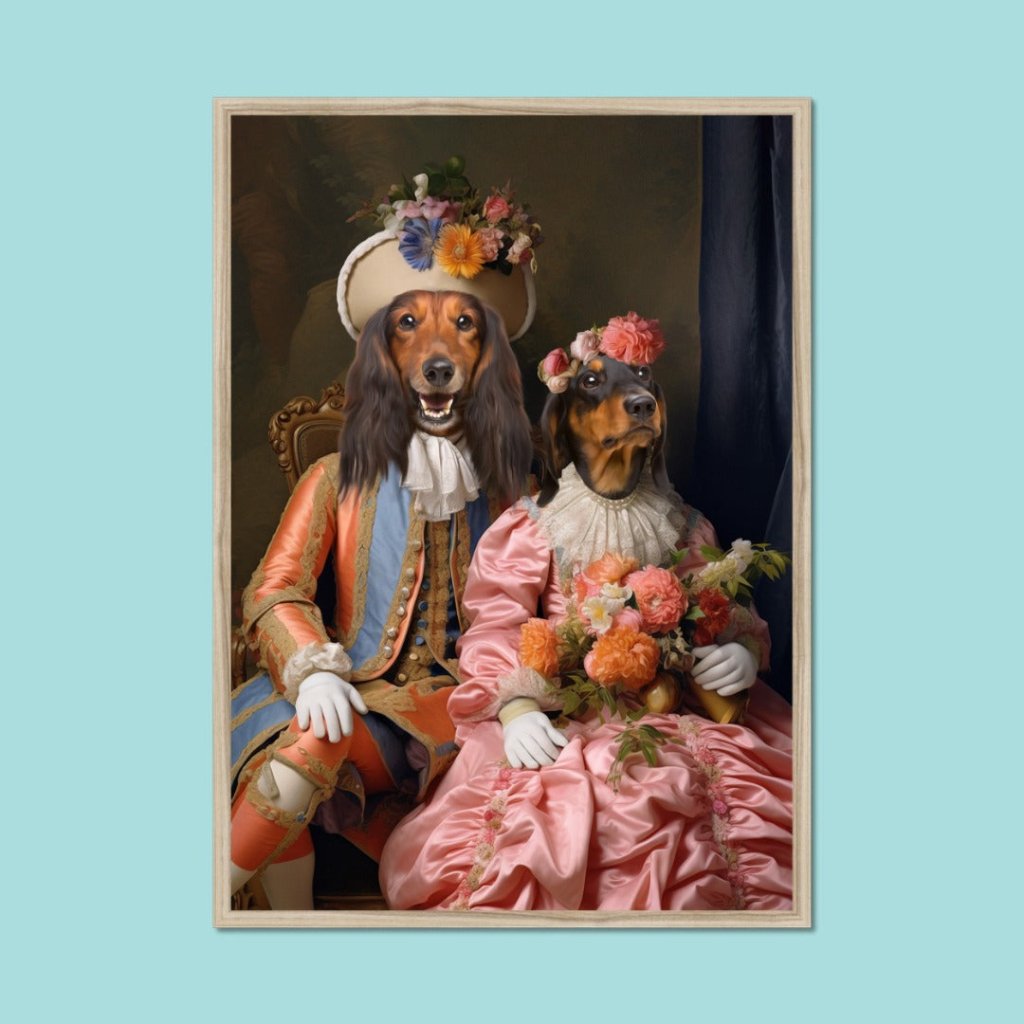 Pet Portraits | The Honourables: Custom Pet Portrait | Paw & Glory