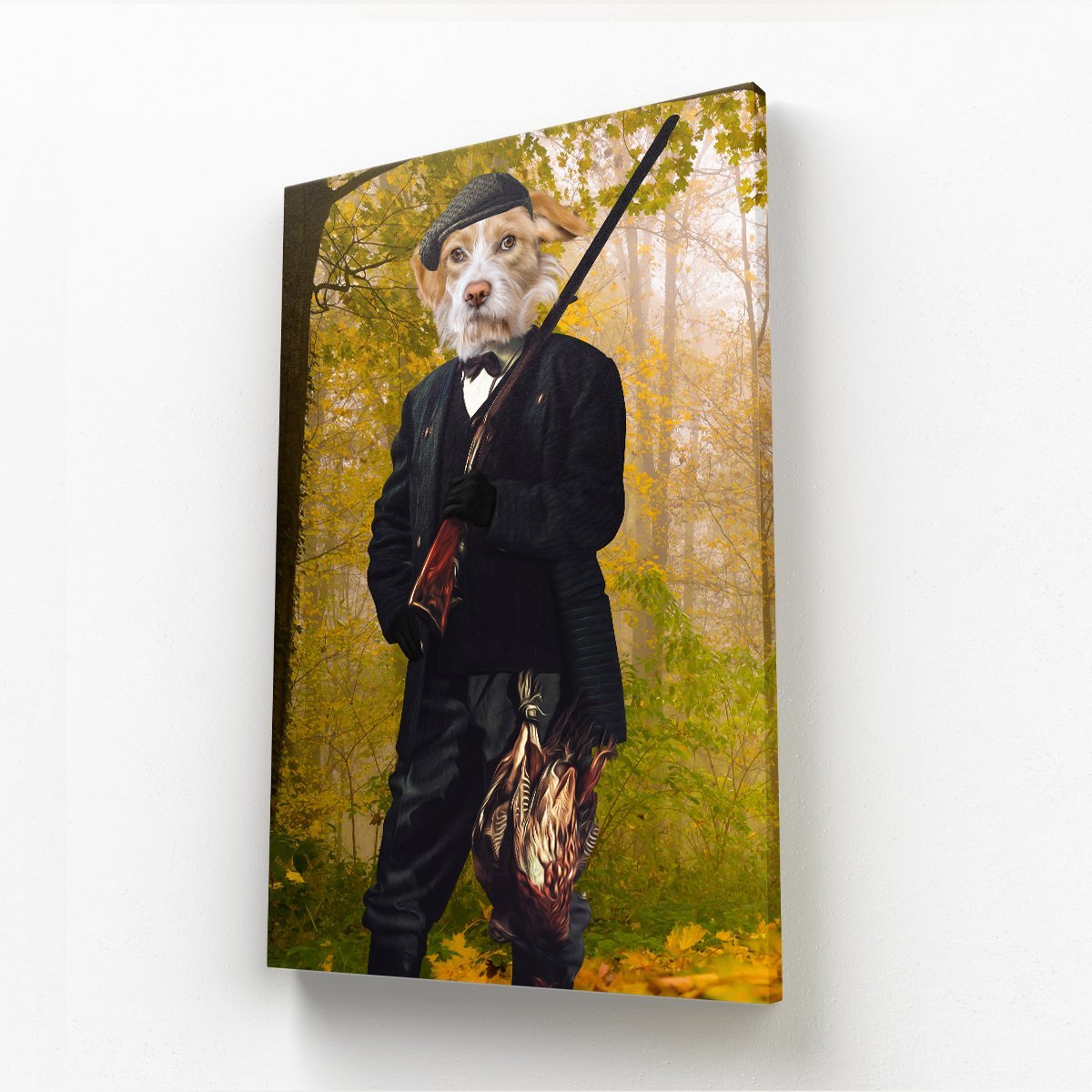 Pet Portraits | The Hunter: Custom Pet Canvas | Paw & Glory