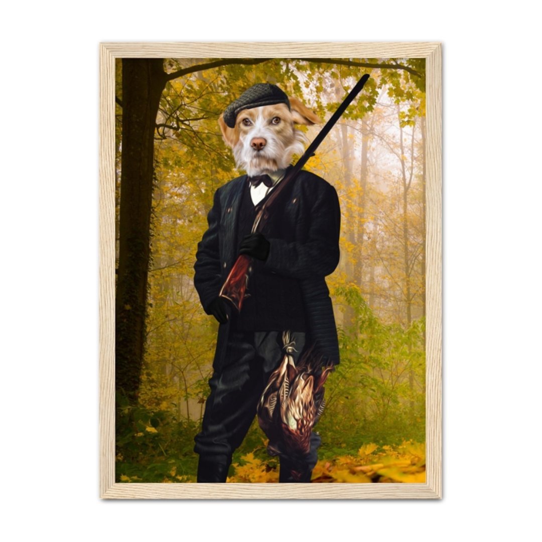 Pet Portraits | The Hunter: Custom Pet Portrait | Paw & Glory