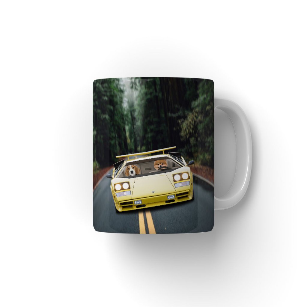 Pet Portraits | The Hypercar: Custom Pet Coffee Mug | Paw & Glory