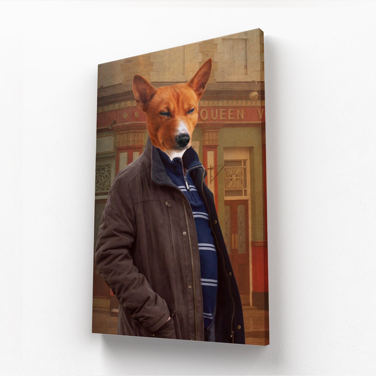 Pet Portraits | The Ian Beale (Eastenders Inspired): Custom Pet Canvas | Paw & Glory