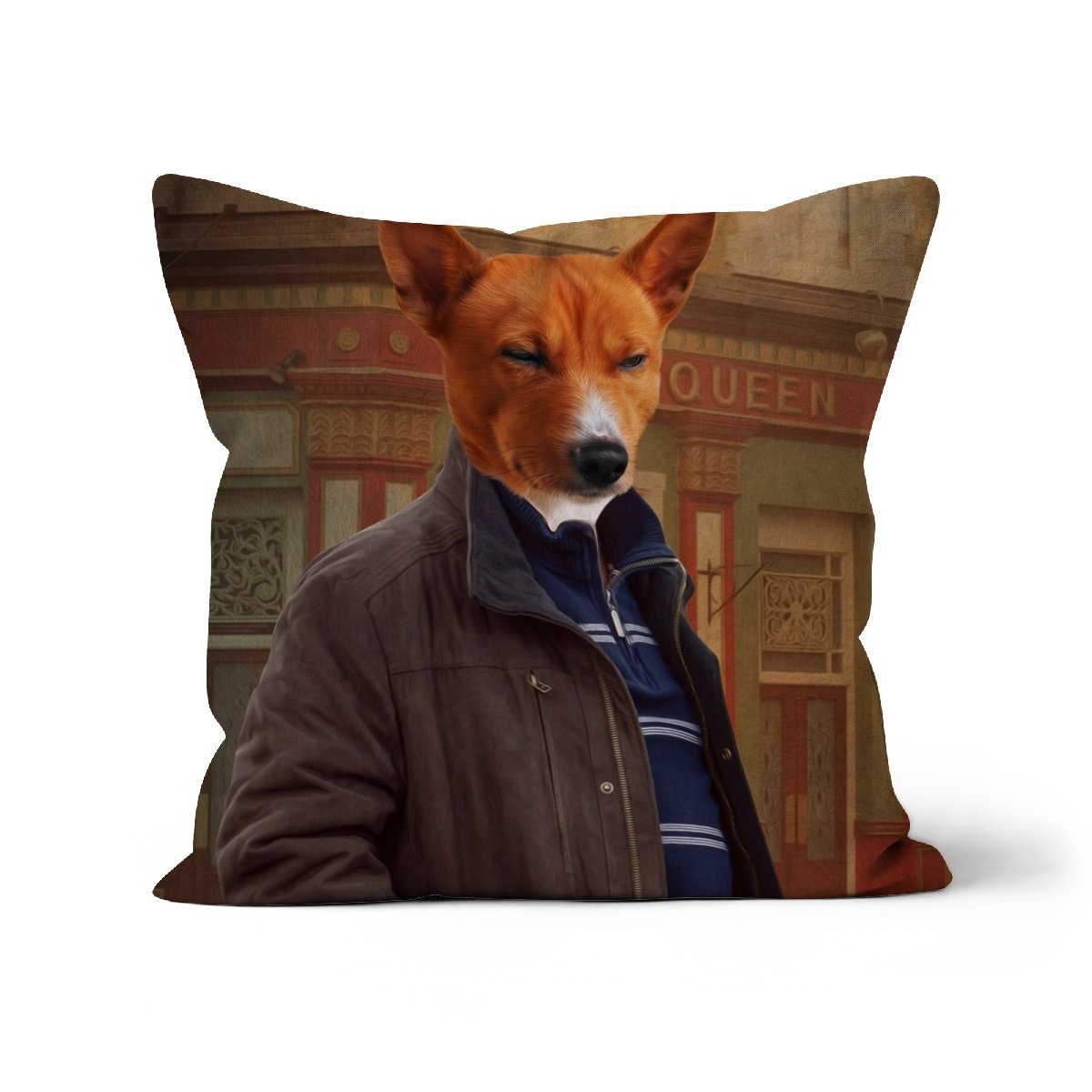 Pet Portraits | The Ian Beale (Eastenders Inspired): Custom Pet Pillow | Paw & Glory