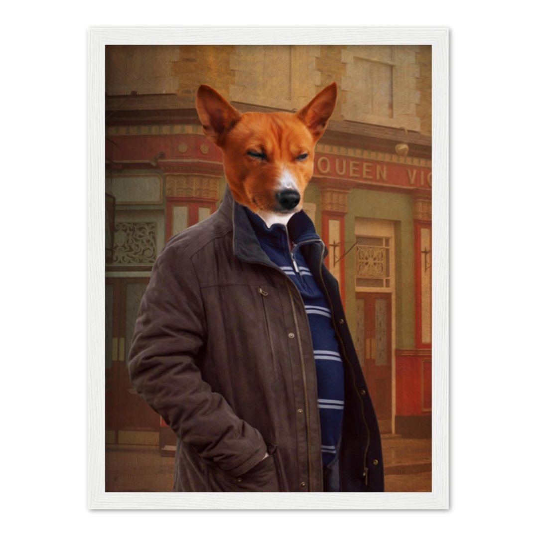 Pet Portraits | The Ian Beale (Eastenders Inspired): Custom Pet Portrait | Paw & Glory