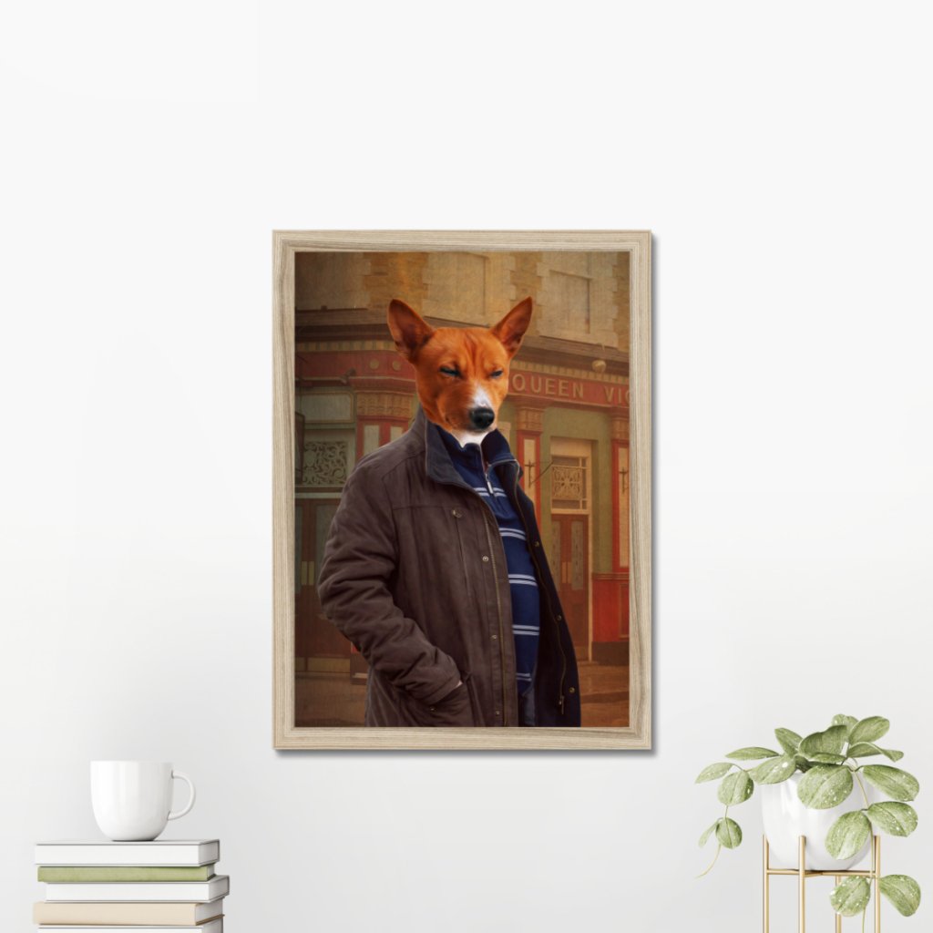 Pet Portraits | The Ian Beale (Eastenders Inspired): Custom Pet Portrait | Paw & Glory