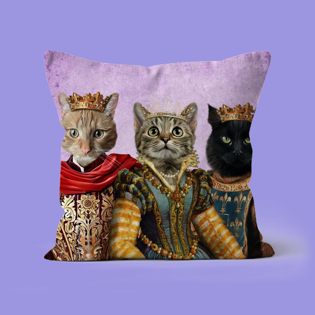 Pet Portraits | The Imperial 3: Custom Pet Pillow | Paw & Glory
