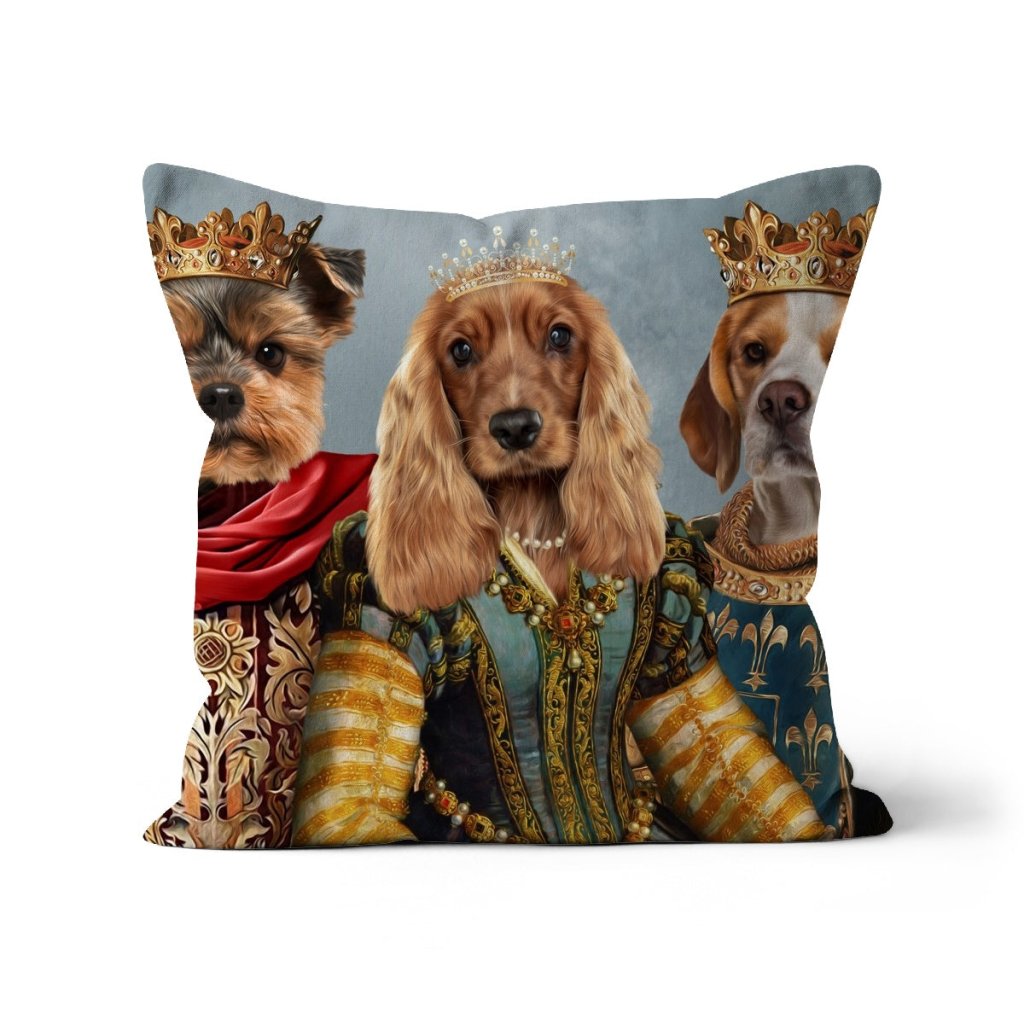 Pet Portraits | The Imperial 3: Custom Pet Pillow | Paw & Glory
