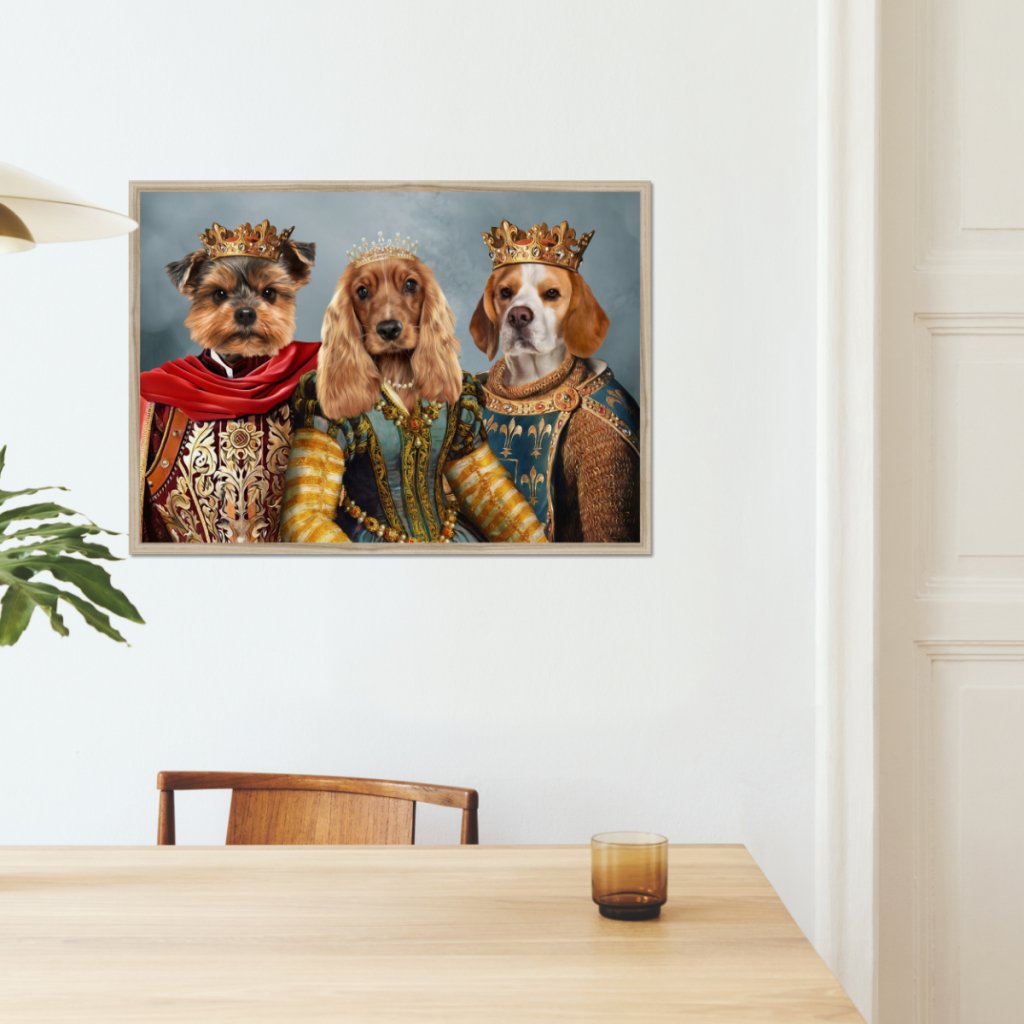 Pet Portraits | The Imperial 3: Custom Pet Portrait | Paw & Glory