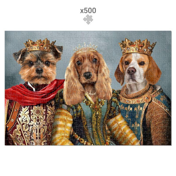 The Imperial 3: Custom Pet Puzzle | royal pet portrait | Paw & Glory