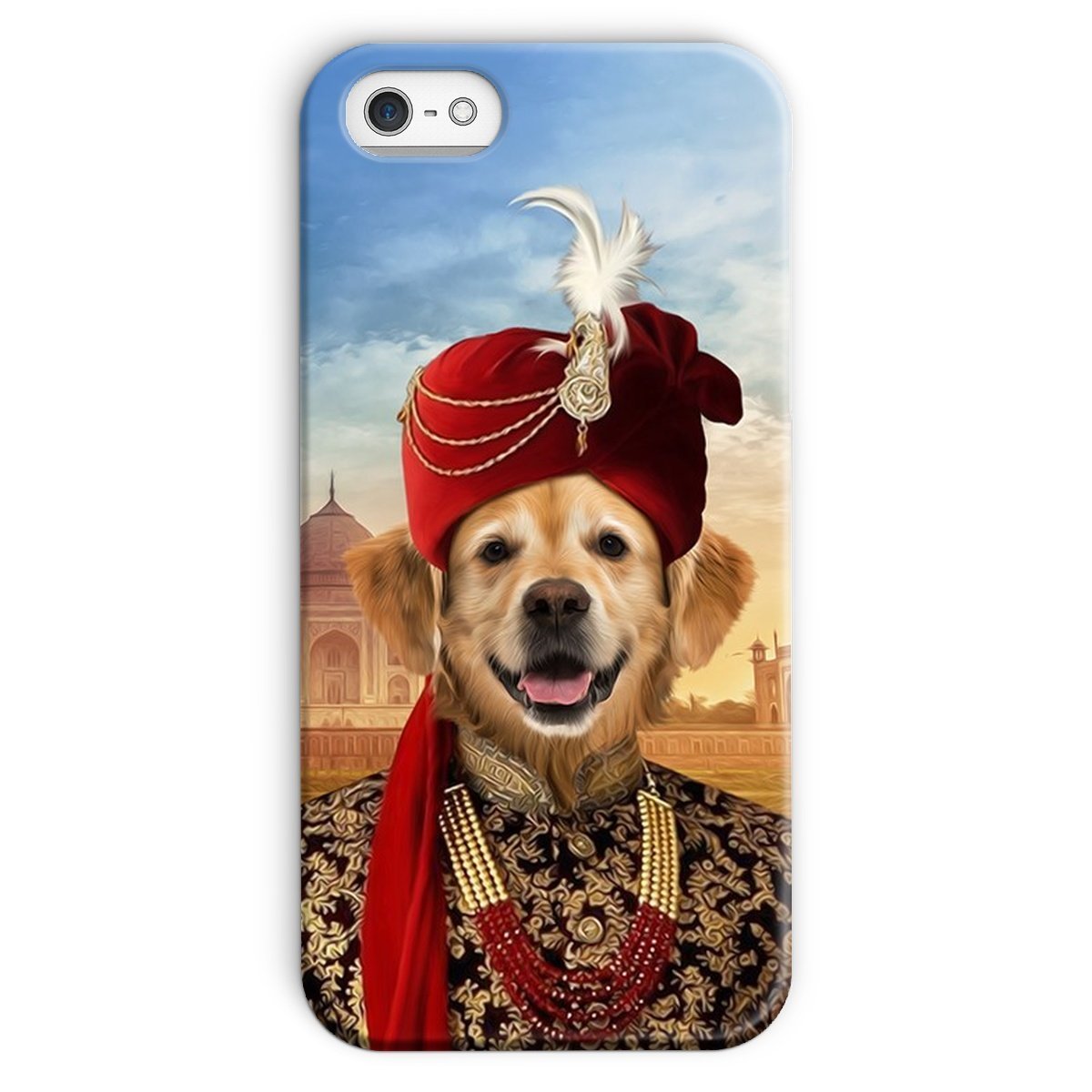 Pet Portraits | The Indian Raja: Custom Pet Phone Case | Paw & Glory