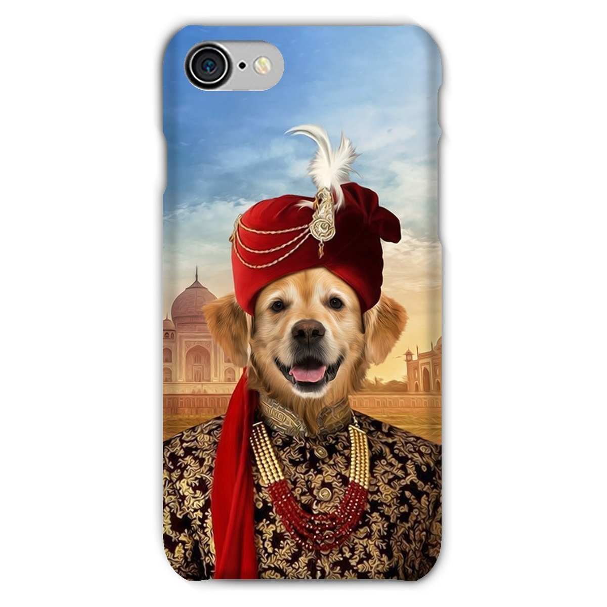 The Indian Raja: Custom Pet Phone Case - Paw & Glory - Dog Portraits - Pet Portraits