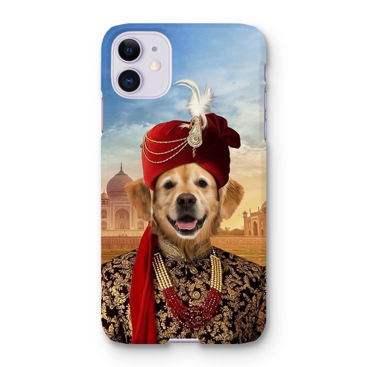 Pet Portraits | The Indian Raja: Custom Pet Phone Case | Paw & Glory