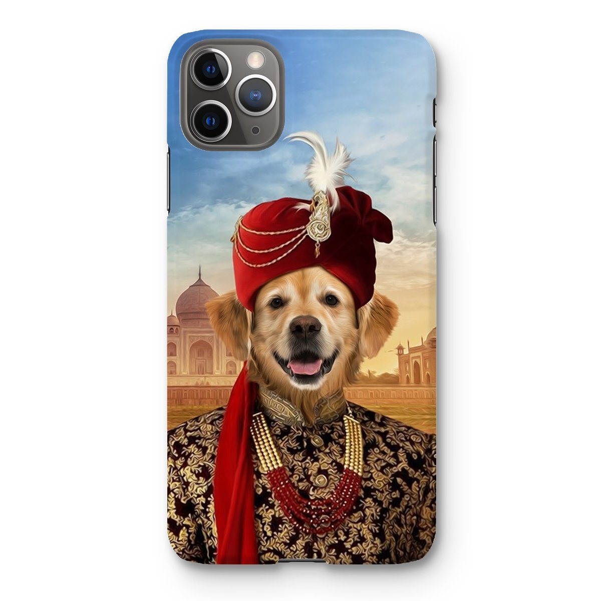 Pet Portraits | The Indian Raja: Custom Pet Phone Case | Paw & Glory