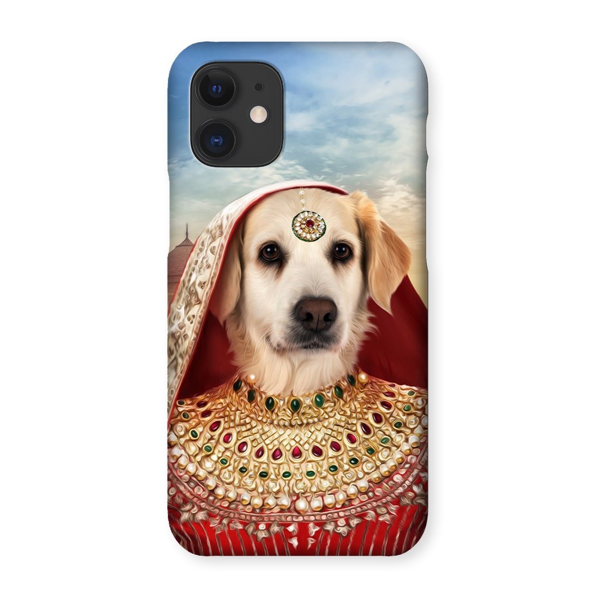 Pet Portraits | The Indian Rani: Custom Pet Phone Case | Paw & Glory