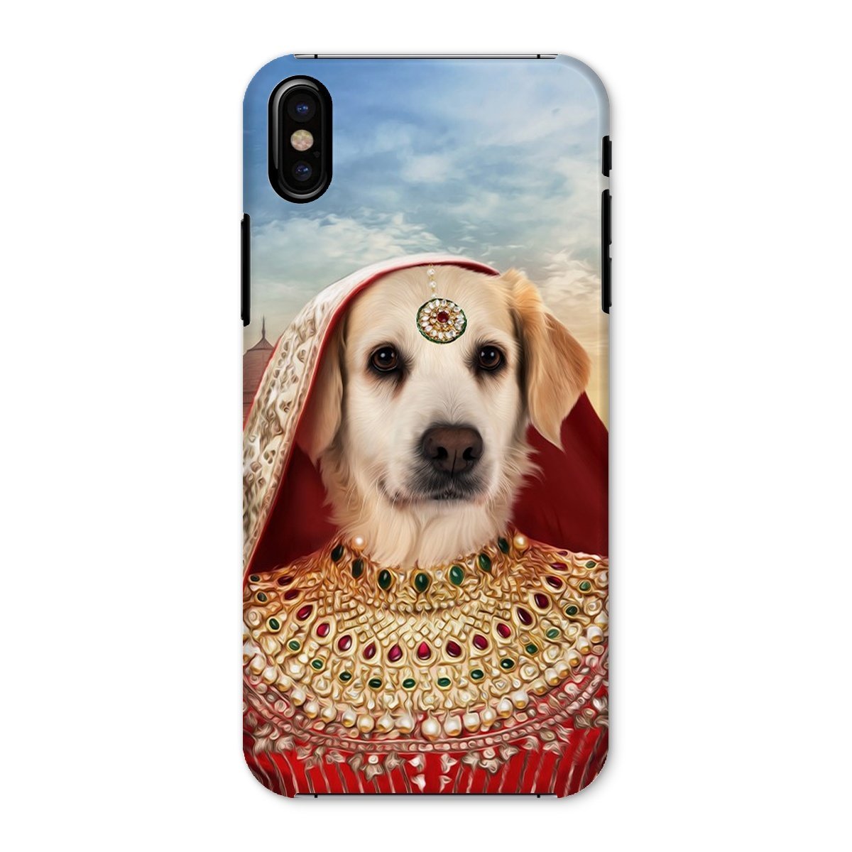 Pet Portraits | The Indian Rani: Custom Pet Phone Case | Paw & Glory