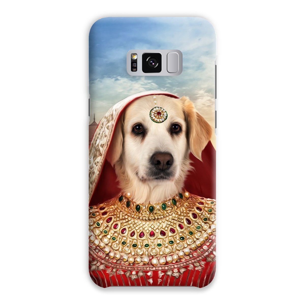 Pet Portraits | The Indian Rani: Custom Pet Phone Case | Paw & Glory