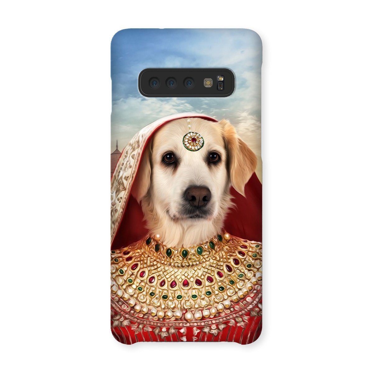 Pet Portraits | The Indian Rani: Custom Pet Phone Case | Paw & Glory