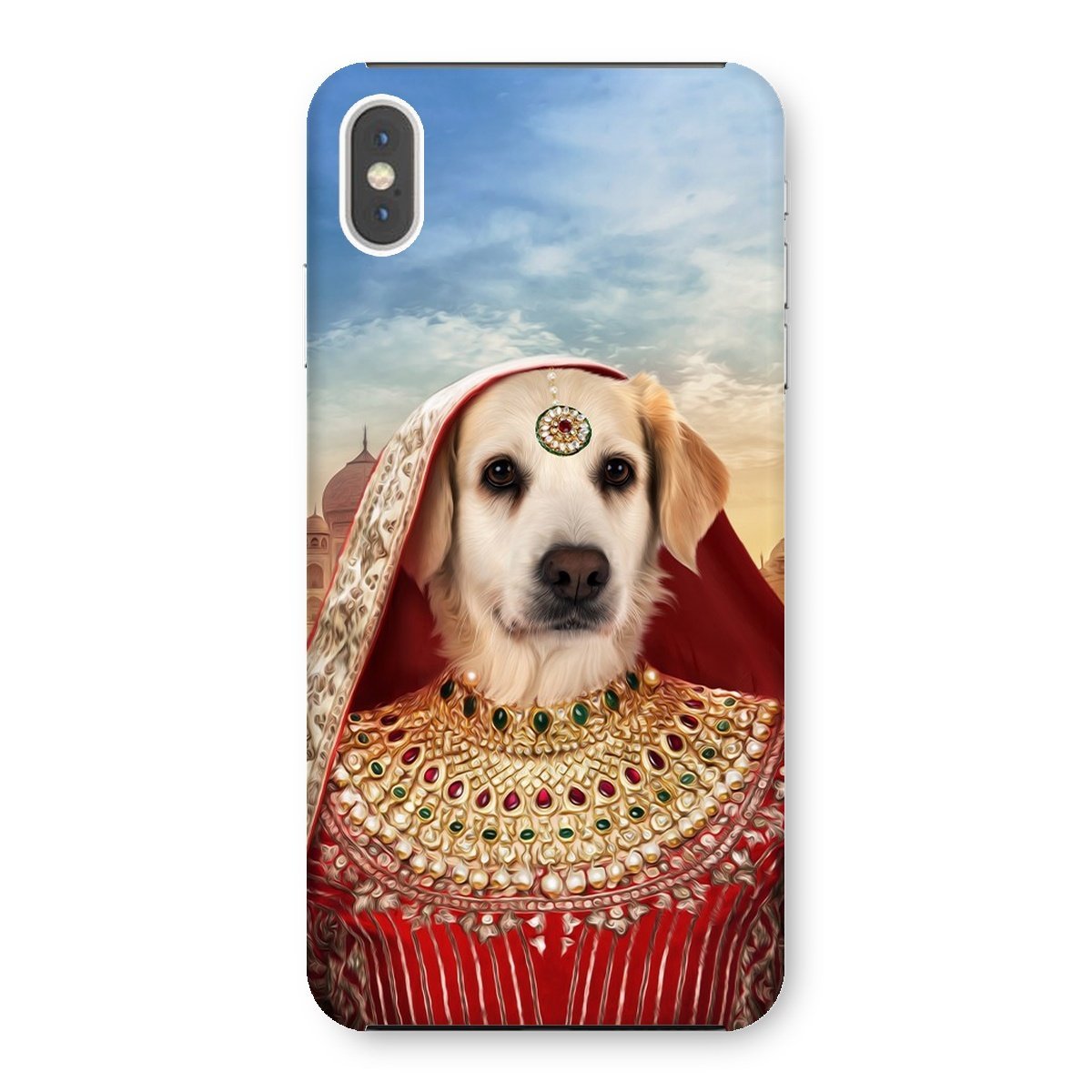 Pet Portraits | The Indian Rani: Custom Pet Phone Case | Paw & Glory
