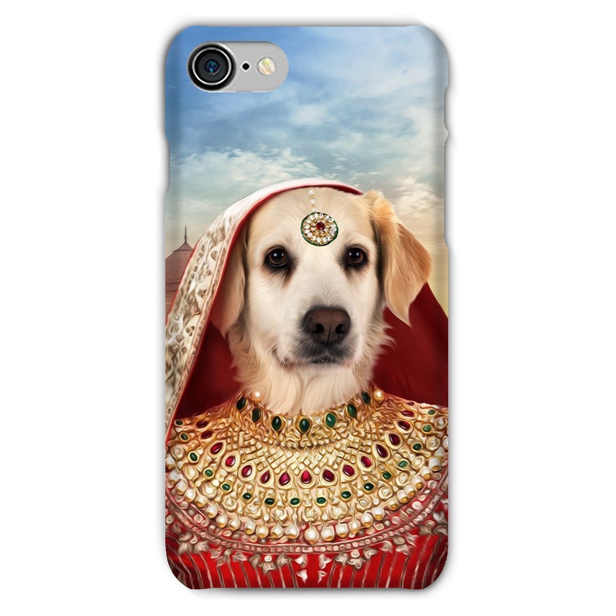 Pet Portraits | The Indian Rani: Custom Pet Phone Case | Paw & Glory