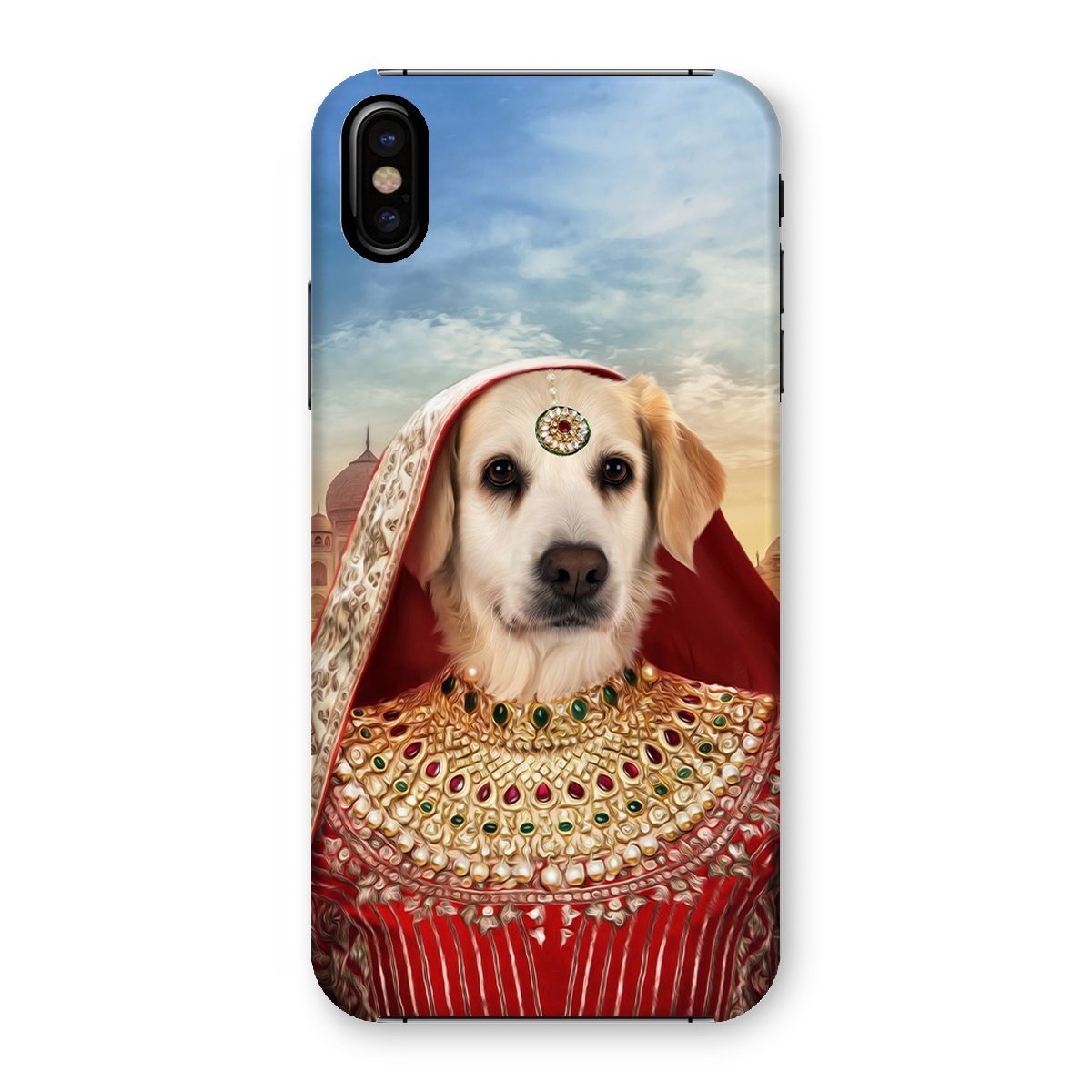 Pet Portraits | The Indian Rani: Custom Pet Phone Case | Paw & Glory