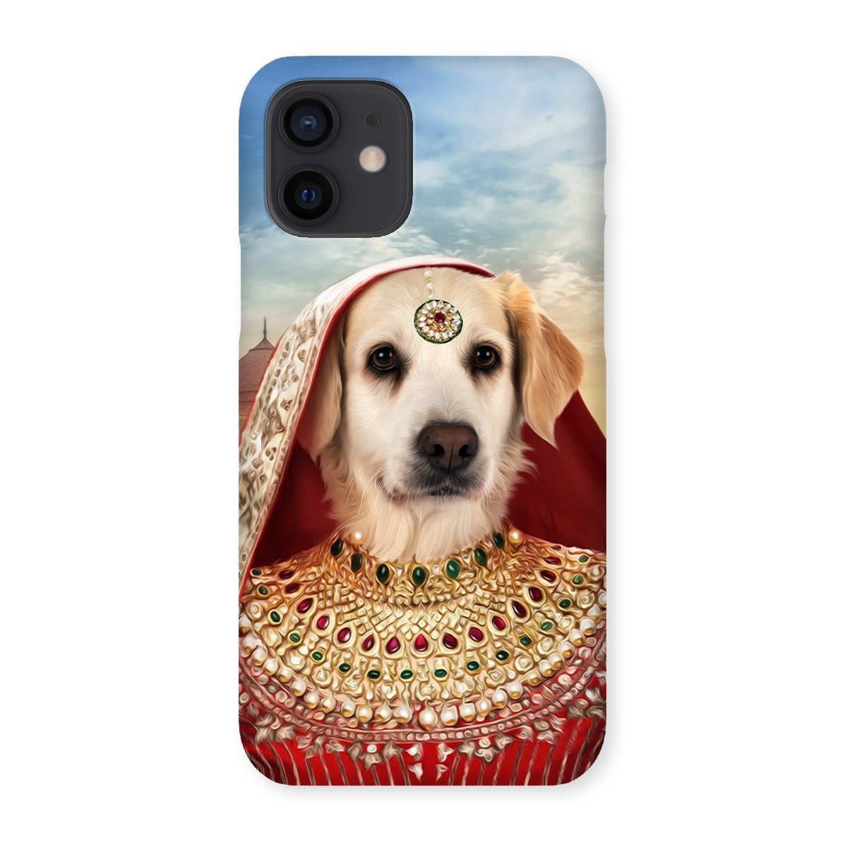 Pet Portraits | The Indian Rani: Custom Pet Phone Case | Paw & Glory