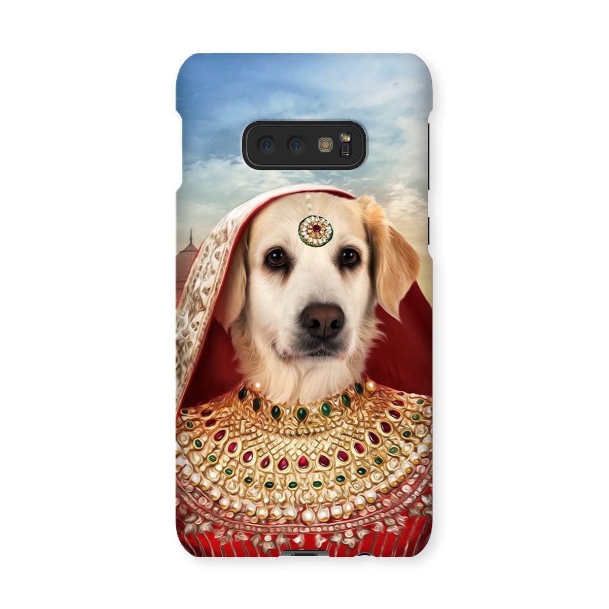 Pet Portraits | The Indian Rani: Custom Pet Phone Case | Paw & Glory