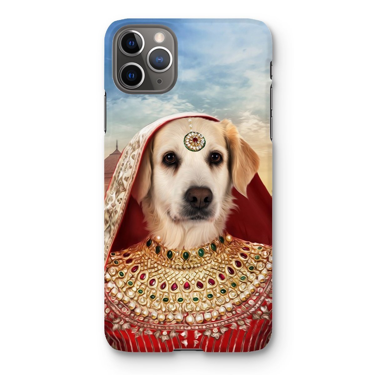 Pet Portraits | The Indian Rani: Custom Pet Phone Case | Paw & Glory