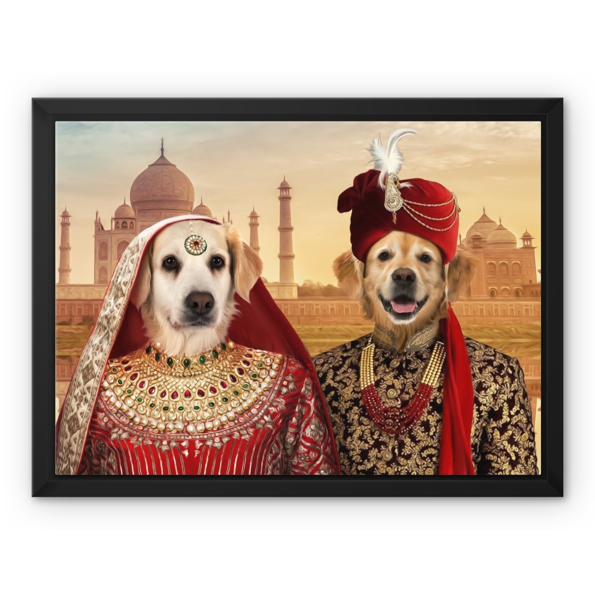 Pet Portraits | The Indian Royals: Custom Pet Canvas | Paw & Glory