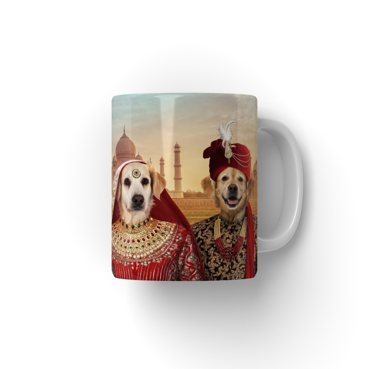 Pet Portraits | The Indian Royals: Custom Pet Coffee Mug | Paw & Glory