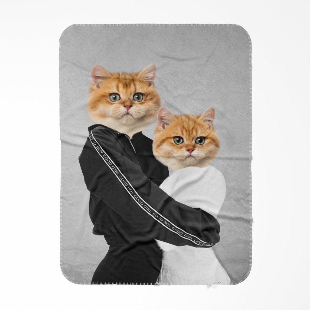Pet Portraits | The Insta Famous (Kardashian Inspired): Custom Pet Blanket | Paw & Glory