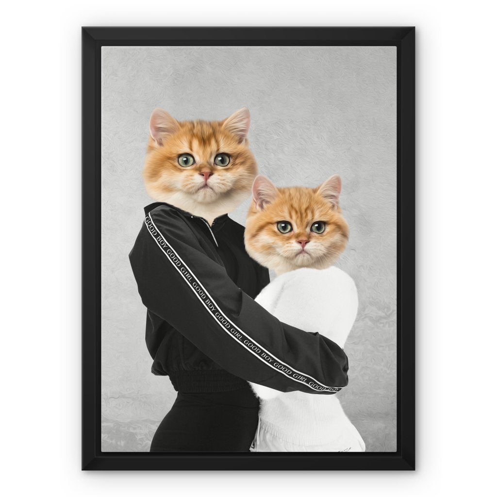 Pet Portraits | The Insta Famous (Kardashian Inspired): Custom Pet Canvas | Paw & Glory