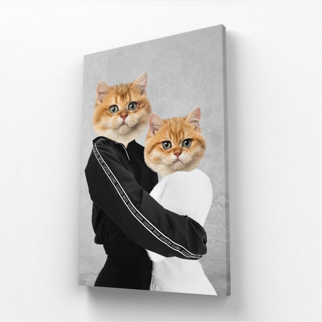 Pet Portraits | The Insta Famous (Kardashian Inspired): Custom Pet Canvas | Paw & Glory