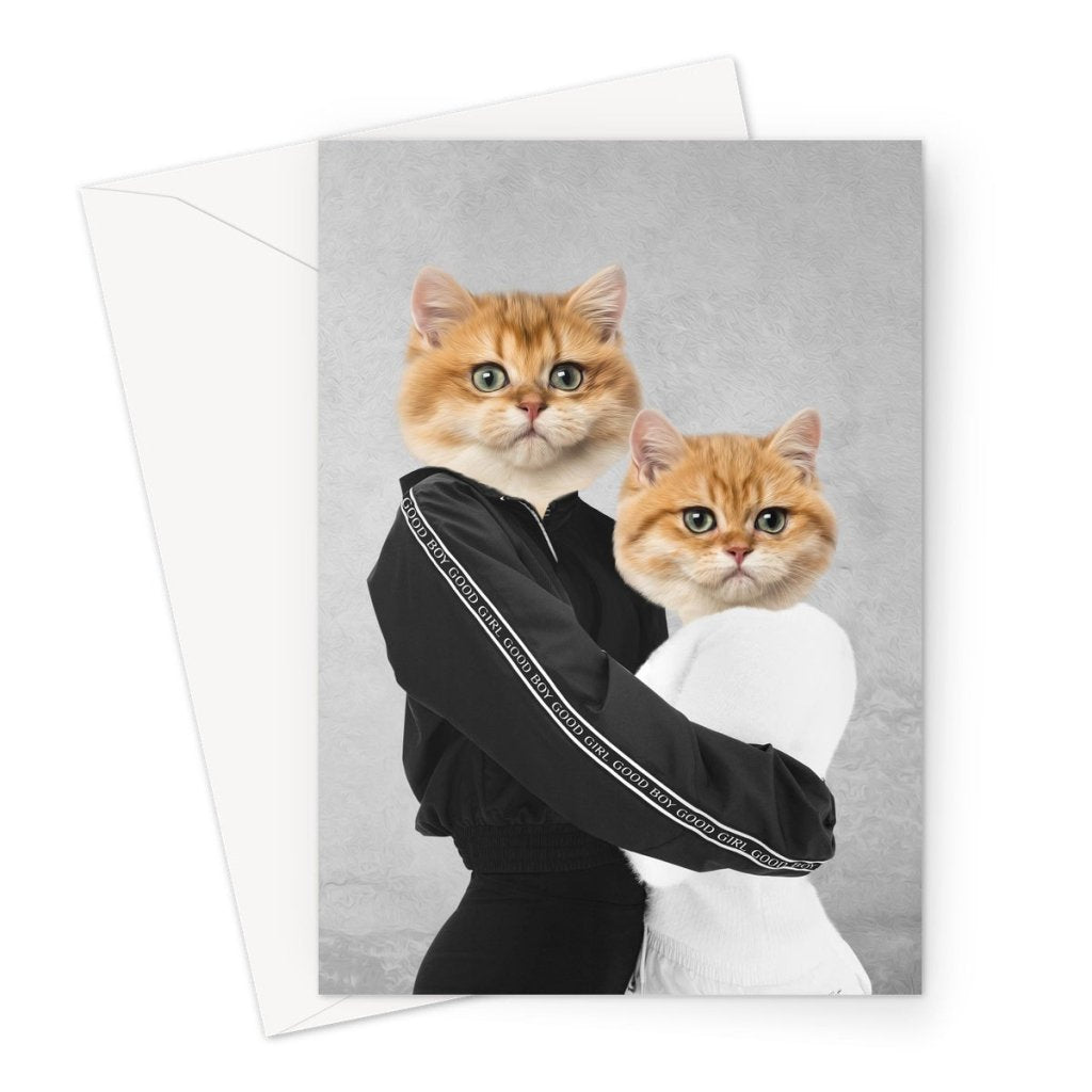 Pet Portraits | The Insta Famous (Kardashian Inspired): Custom Pet Greeting Card | Paw & Glory