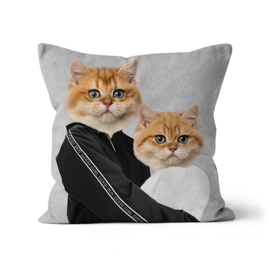 Pet Portraits | The Insta Famous (Kardashian Inspired): Custom Pet Pillow | Paw & Glory