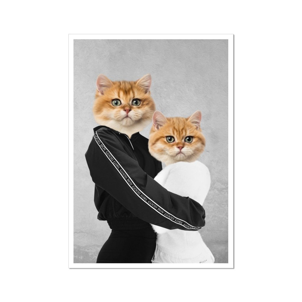 The Insta Famous (Kardashian Inspired): Custom Pet Poster - Paw & Glory - Dog Portraits - Pet Portraits