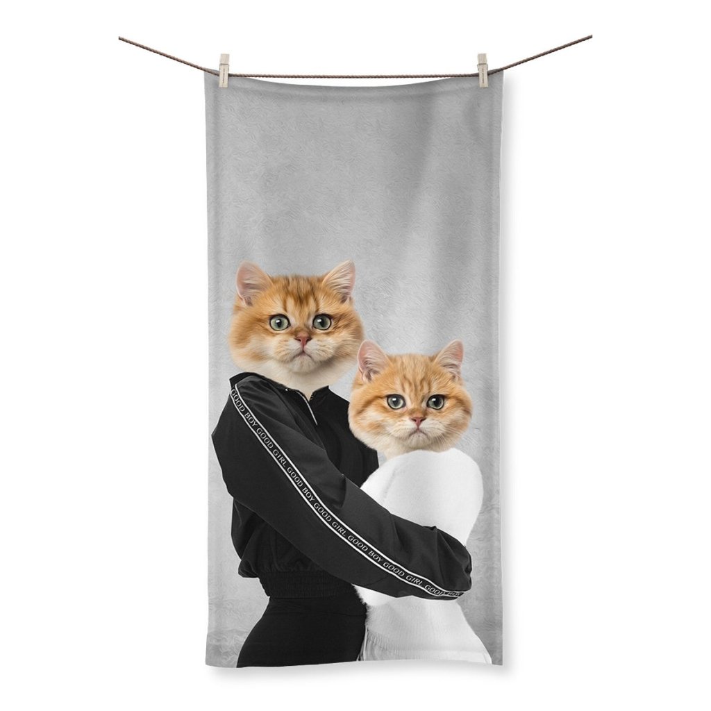 Pet Portraits | The Insta Famous (Kardashian Inspired): Custom Pet Towel | Paw & Glory