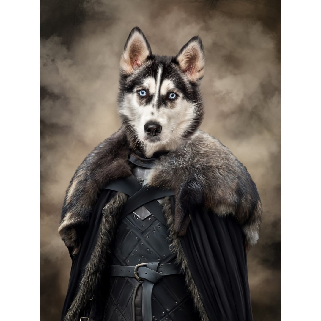 Pet Portraits | The Iron King (GOT Inspired): Custom Digital Download Pet Portrait | Paw & Glory
