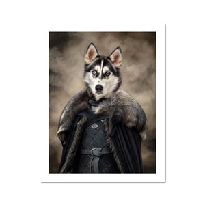The Iron King (GOT Inspired): Custom Pet Portrait - Paw & Glory - Dog Portraits - Pet Portraits