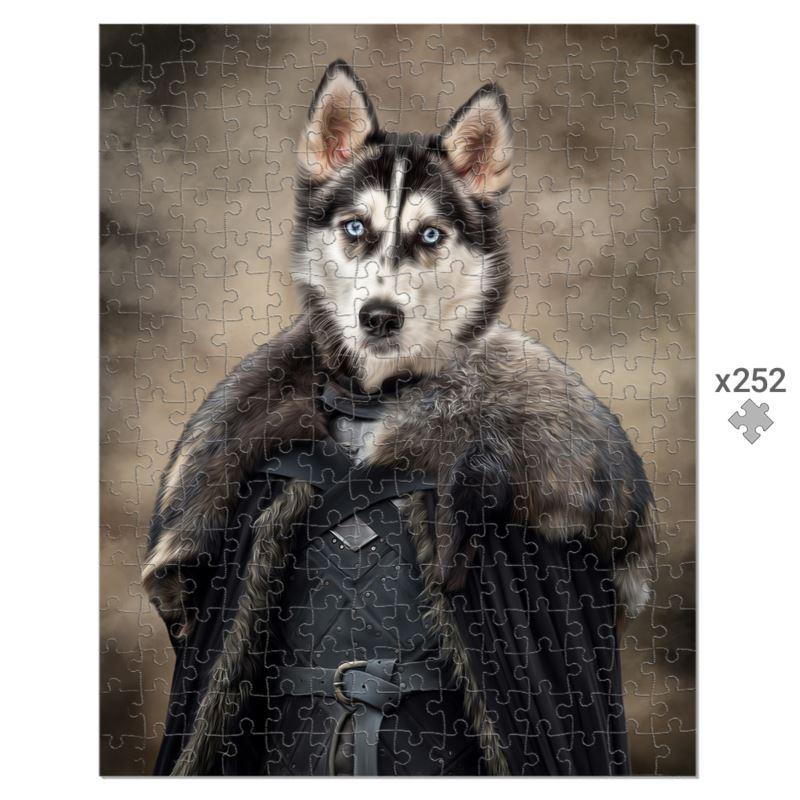 Pet Portraits | The Iron King (GOT Inspired): Custom Pet Puzzle | Paw & Glory
