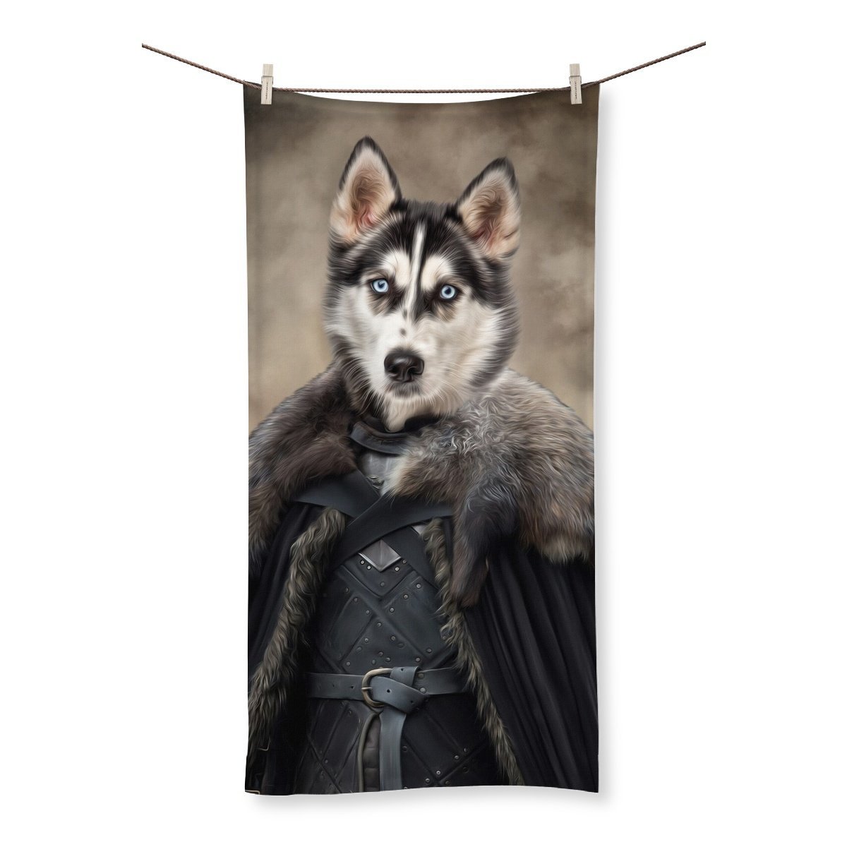 Pet Portraits | The Iron King (GOT Inspired): Custom pet Towel | Paw & Glory