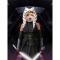 Galactic Warrior: Custom Digital Download Pet Portrait