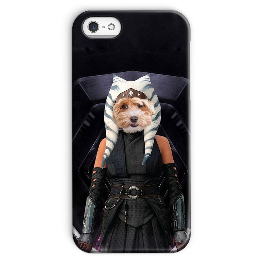 Pet Portraits | The Jedi Leader (Ahsoka Tano - Star Wars Inspired): Custom Pet Phone Case | Paw & Glory