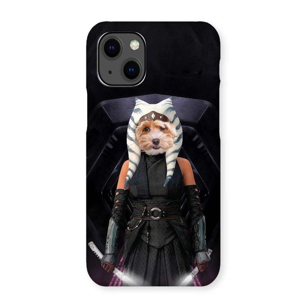 Pet Portraits | The Jedi Leader (Ahsoka Tano - Star Wars Inspired): Custom Pet Phone Case | Paw & Glory