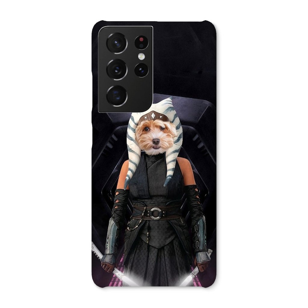 Pet Portraits | The Jedi Leader (Ahsoka Tano - Star Wars Inspired): Custom Pet Phone Case | Paw & Glory