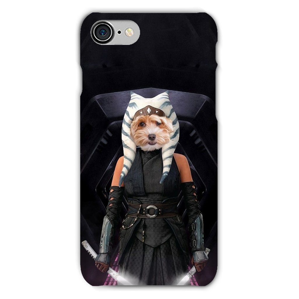 Pet Portraits | The Jedi Leader (Ahsoka Tano - Star Wars Inspired): Custom Pet Phone Case | Paw & Glory