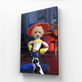 The Jessie (Toy Story Inspired): Custom Pet Canvas