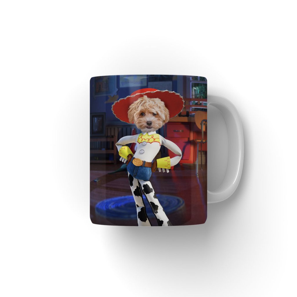 Pet Portraits | The Jessie (Toy Story Inspired): Custom Pet Coffee Mug | Paw & Glory